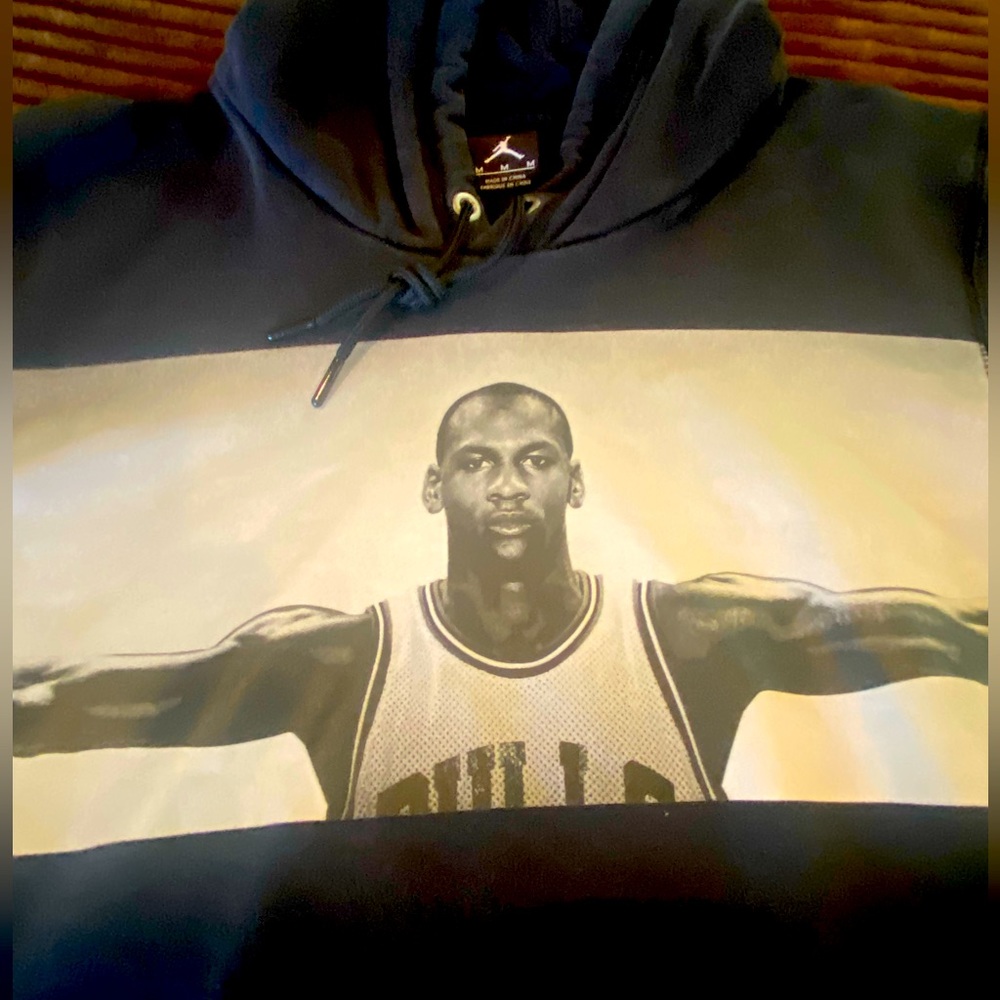 Vintage Michael Jordan black hoodie